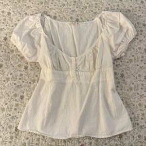 Brandy Melville John Galt white Blair Top